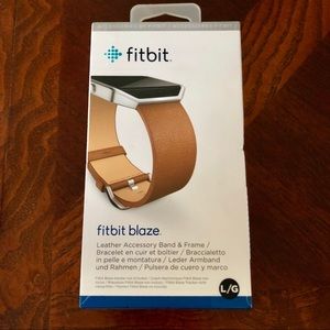 Genuine leather Fitbit Blaze band